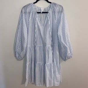 H&M tiered mini dress